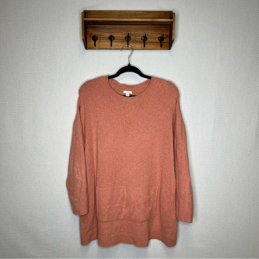Pure Jill‎ J.Jill | Woman’s Plush Pink Pullover Sweater Medium Plush